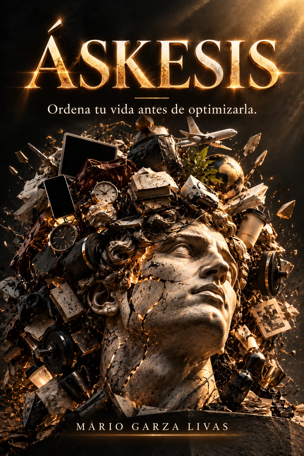 Portada de Áskesis, de Mario Garza Livas