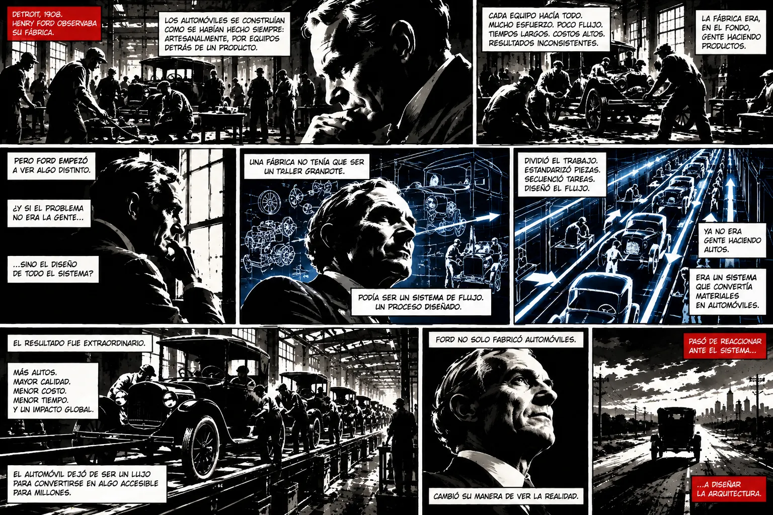 Graphic novel about the metanoia of Henry Ford