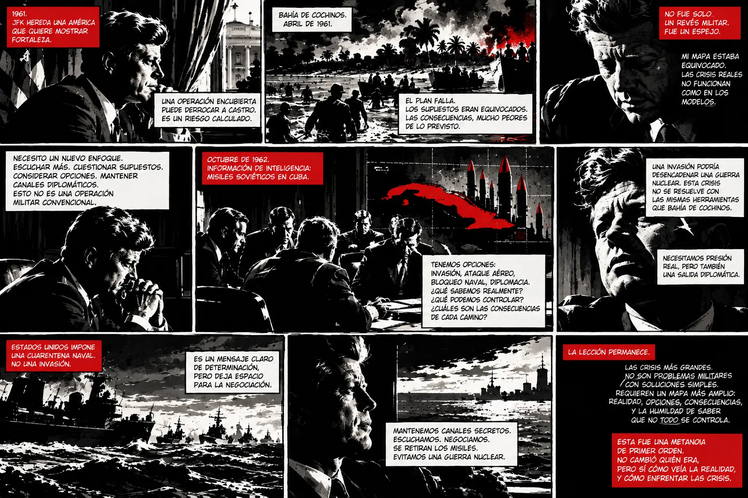 Graphic novel about the metanoia of John F. Kennedy