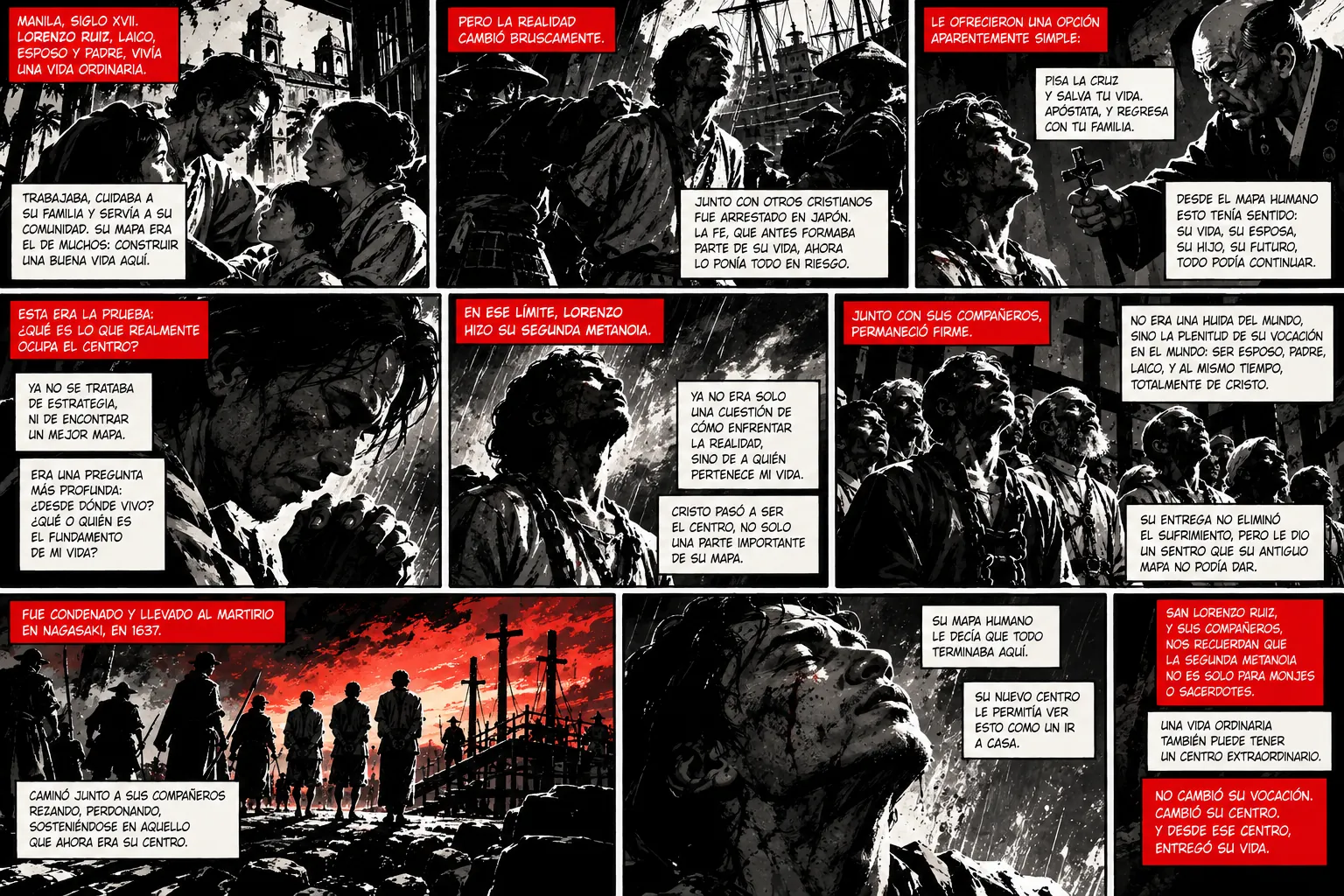 Graphic novel about the metanoia of Saint Lorenzo Ruiz