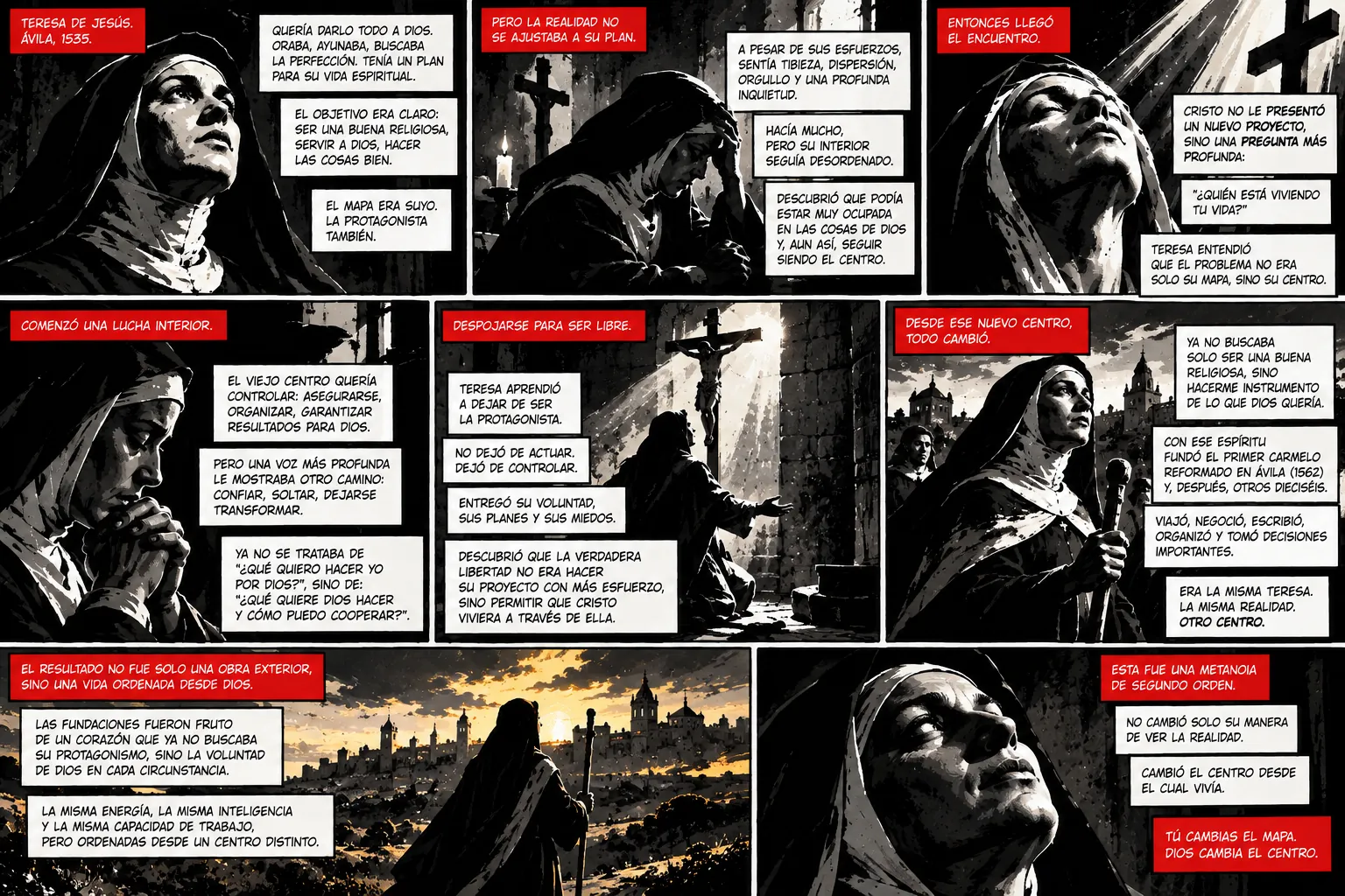 Graphic novel about the metanoia of Saint Teresa of Ávila