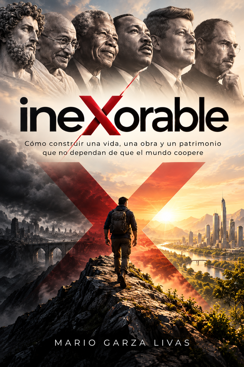 Portada de ineXorable, de Mario Garza Livas